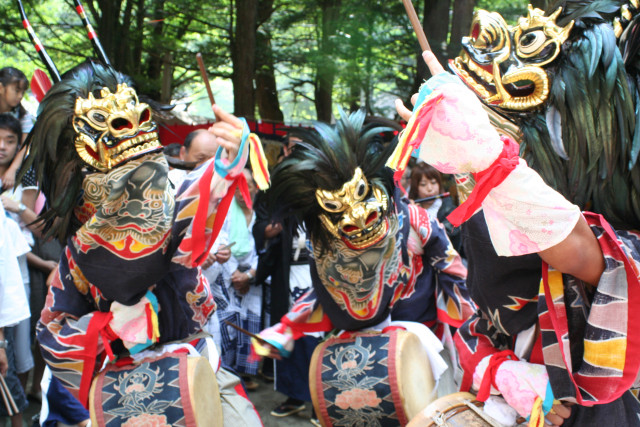 湯西川温泉の祭り③　湯殿山神社祭礼